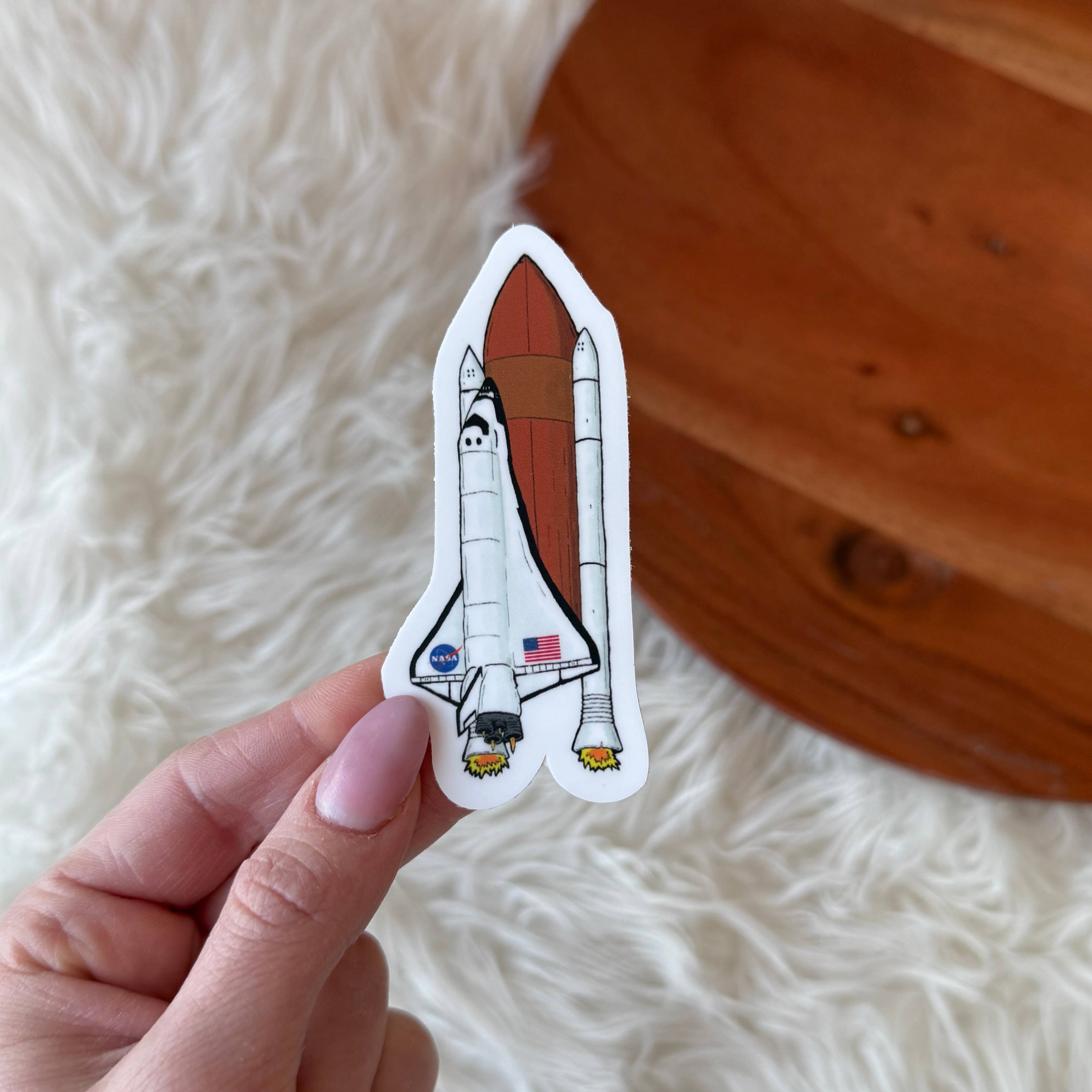 NASA Spaceship Sticker