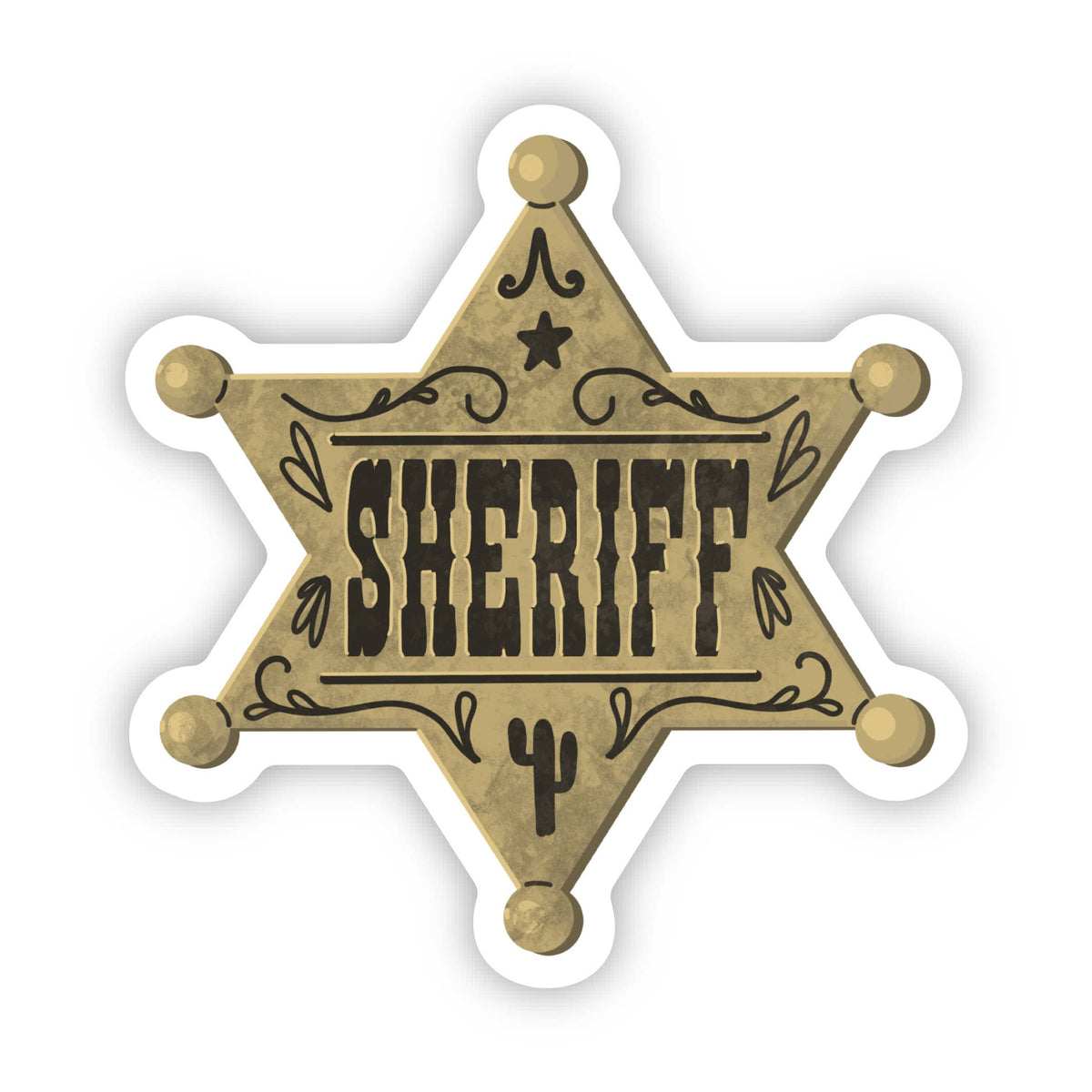 Western "Sheriff" Sticker