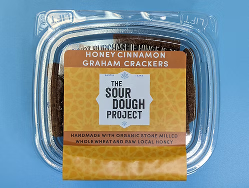 Sourdough Graham Crackers Honey Cinnamon
