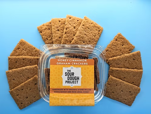 Sourdough Graham Crackers Honey Cinnamon