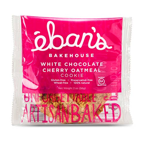 Gluten-Free White Chocolate Cherry Oatmeal Cookies