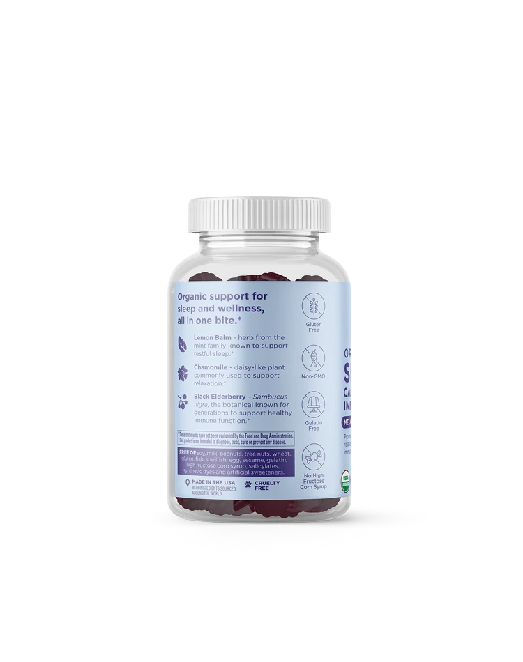 Organic Kids Sleep Calm + Immunity Gummies